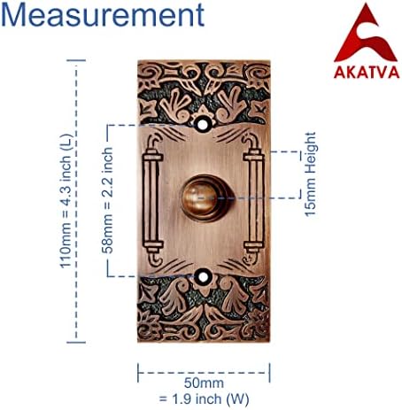 Бутон крилото на разговора Akatva с набор от Т-образни линии – 2 бр. Панти за порти за дървени огради за Повишена