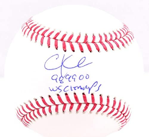 Бейзболни топки с голографическими автограф, подписани Чък Кноблаучем, Rawlings OML/ 98,99,00 WS Champs - БА с бейзболни топки с автографи