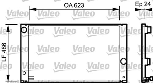 Радиатор VALEO 734897 (BMW 550i 2006-2010), 1 Опаковка