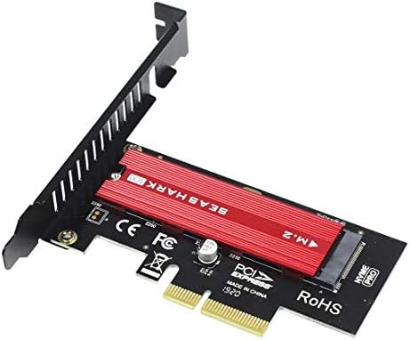 JEYI SK4 Plus M. 2 NVMe SSD до PCIE 3,0x4 Карта Адаптер M Ключ за 2230 2242 2260 2280 SSD, PCI-e X8 X16 Радиатор
