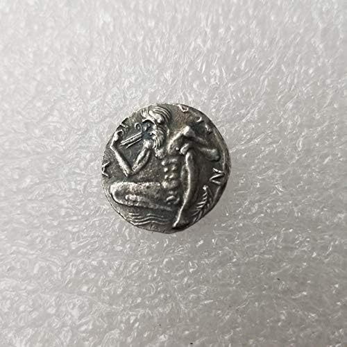 Занаяти Старогръцки Редки монети със сребърно покритие Приятели на Семейството Колекционери елегантни и Смислени s