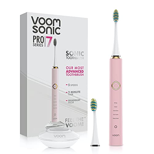 Акумулаторна електронна четка за зъби Voom Sonic Pro 7 С най-модерната технология за грижа за устната кухина 2-Минутен