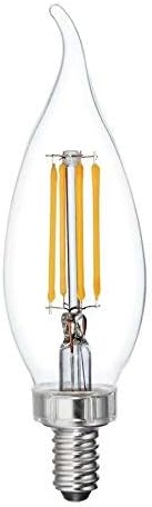 GE Relax 3-Pack 40 W Еквивалент Регулируема яркост Мека бяла led лампа Ca11 с регулируема яркост