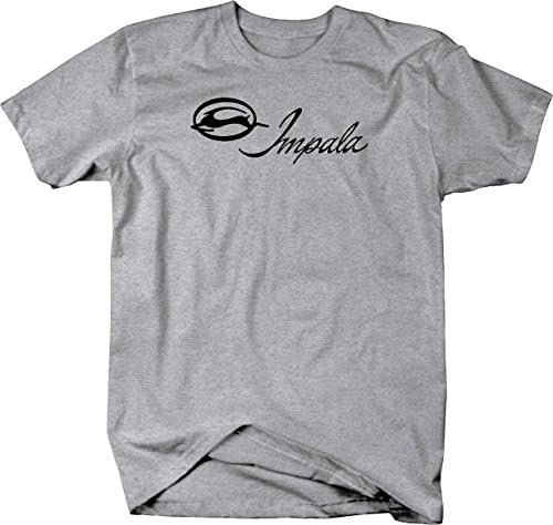 Мускул Кар Импала Реколта Класическата Автомобилна Емблема на Графична Тениска за Мъже