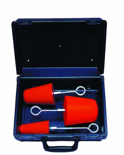 Комплект от полиуретан UltraTech 2116 от 3 части с Ултра-Дренажна тапа и Пластмасов калъф за носене, оранжево