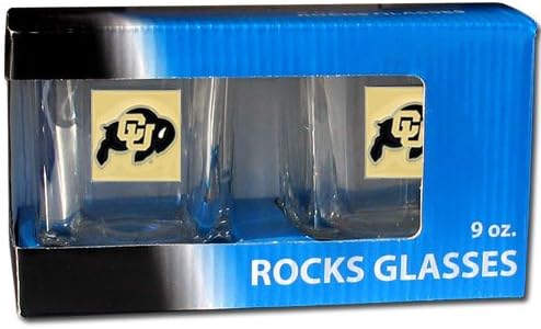 Комплект чаши за вино NCAA Colorado Buffaloes Rocks