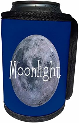 3dRose 3DRose Mahwish - Цитат на - Изображение на опаковки за бутилки quote Moonlight - Can Cooler (cc-362869-1)