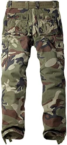 Maiyifu-GJ Мъжки Камуфляжные Панталони с много джобове, Dr. Леки Панталони за Дивия Туризъм, Камуфляжные Военни