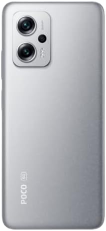 Xiaomi Poco X4 GT 5G + 4G LTE 256 GB 8 GB Глобалната версия Отключена 6,6 1444 Hz 64 Mp Тройната камера (не Verizon, Sprint Boost Cricket Метро At & T), (със зарядно устройство Fast Car капацитет 51 W) (сребрист (гл