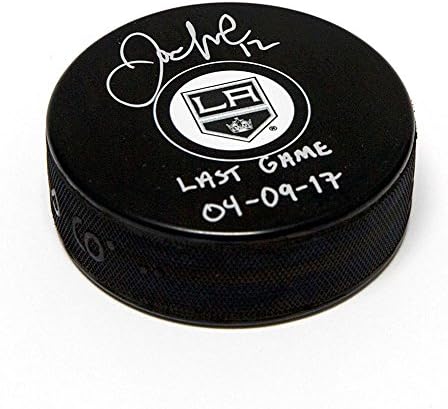 Джером Игинла Лос Анджелис Кингс, Подписано и датировал шайбата в Последния мач - за Миене на НХЛ с автограф