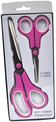 Комплект розови ножици Premium с мека възглавница 8,5 инча и 5,5 инча