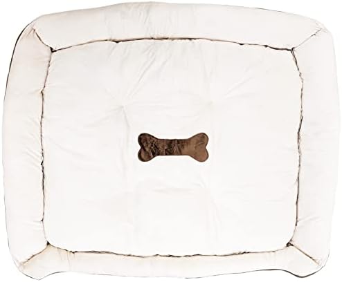 SciencePurchase Много голяма луксозна легло за кучета или котки 31 × 24 инча - Супер мека, изчезва в колата с водоустойчива
