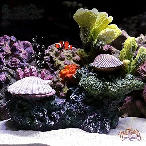 n/a Украса за аквариума с коралови рифове от изкуствена смола, Ландшафтен дизайн, Интериор за аквариум, Домашен
