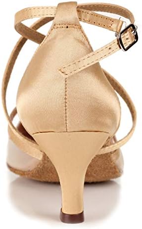 Обувки със звънци Ръчно изработени Дамски обувки за състезания по система за салса, Танцови обувки Stephanie На
