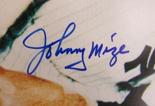 Джони Миз Автограф с Автограф 8x10 Снимка V - Снимки на MLB с автограф