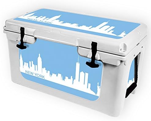 Калъф MightySkins (охладител в комплекта не са включени), Съвместим с охладител RTIC 45 (модел 2017 г.) - Ню Йорк