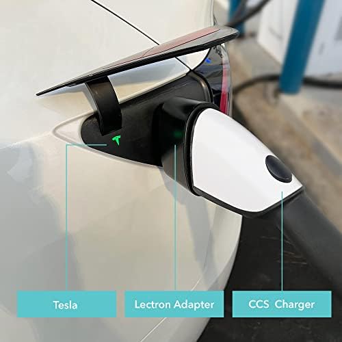Комплект Lectron - Адаптер за зарядно устройство CCS за преносимо зарядно Tesla Level 1 / Level 2, Съвместим с всички