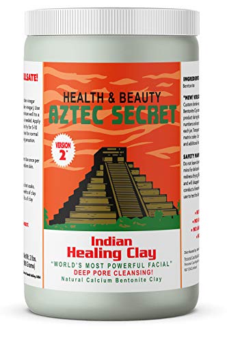 Тайната на Ацтеките – Индийска Лечебна глина £ 2 – Маска за дълбоко почистване на порите на лицето и тялото – Оригинални