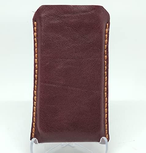 Чанта-кобур от естествена кожа за Честта View30, Калъф за вашия телефон ръчна изработка от естествена кожа, Изработен