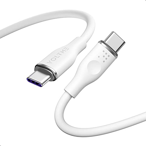 Кабел VOLTME 100W E-Marker USB C-C USB 3,3 метра, кабел за зареждане USB 2.0 Type C за MacBook Pro 2020/2021, iPad