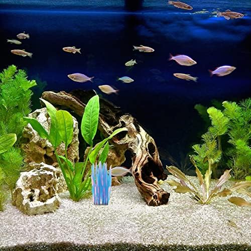 PATKAW Изкуствени Растения, Изкуствени Растения С Светящимся ефект Изкуствени корали за аквариум декор за аквариум,