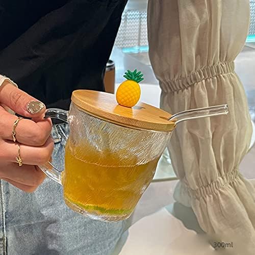 Чаши за пиене, Чаши за хайбола, Комплект чаши от матирано стъкло с изображение на ледника - 2 броя (10 течни унции