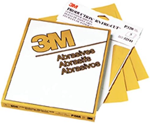 Абразивен лист 3M Gold, 02540, клас P360, 9 x 11 инча, 50 листа в опаковка