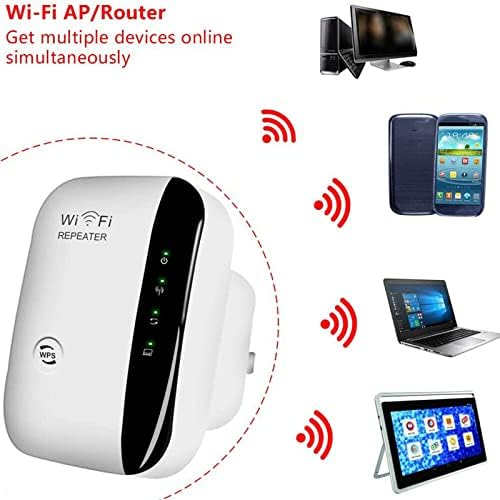 Усилвател на сигнала WiFi Удължител, Най-новото поколение, Безжичен интернет-Ретранслатор, Сервоусилвател на далечни