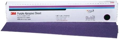 3M 01863 Hookit Purple 2-3 / 4 x 16-1/2 P180 Шлайфане лист (опаковка от 5 броя)