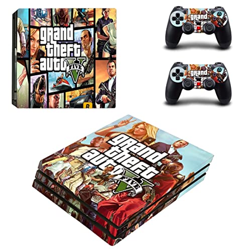 За PS4 SLIM - Играта Grand GTA Theft And Auto Стикер на корицата на PS4 или PS5 За конзолата PlayStation 4 или 5