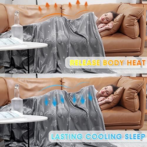 Охлаждащо покривки WKBEC (размер покривки за легло 50 x 60) за горещите сънища, от влакна Arc-Успокой Q-Max > 0,5