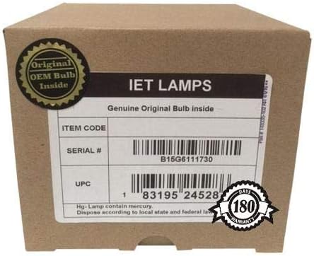 Лампи IET - Истинска оригинална замяна на лампата с корпус OEM за проектор Smart Board UF65 (OSRAM вътре)