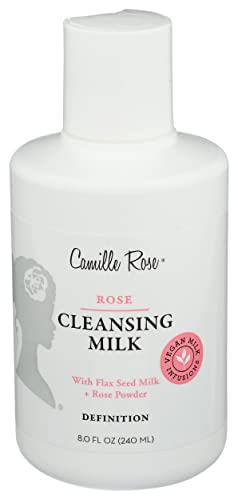 Camille Rose rose почистващо мляко, 8 течни унции