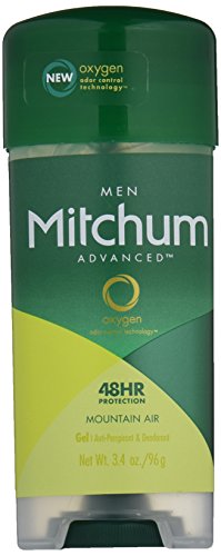 Гел против изпотяване и Дезодорант Mitchum Advanced, Планински въздух, на 3,4 грама (опаковка от 4 броя)