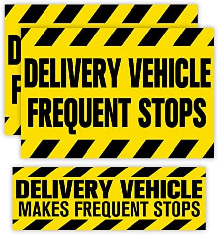3 Опаковки магнити Колата е Превозно средство, Често спира Знаци на водача доставка магнити за подобряване на сигурността