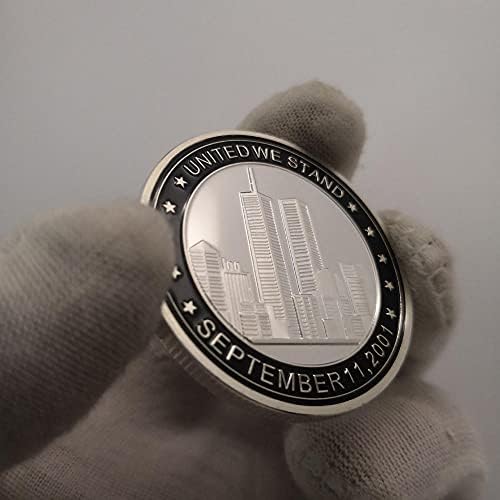 Монети с Медал за Точков бокс 911-Аз Суббашня Световния търговски център Възпоменателна Монета Сребърна Монета Eagle