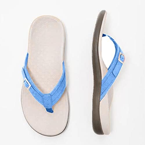 RbCulf/Дамски Чехли, Модни обувки На лека платформа, Нескользящая Удобни Обувки без обков с отворени пръсти, Плажни