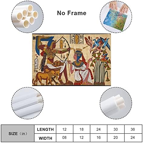 Древен Египет е Египетски Фараон Модел Стенен Художествен Плакат Платно Стенни Артистични Щампи за decor Декор на