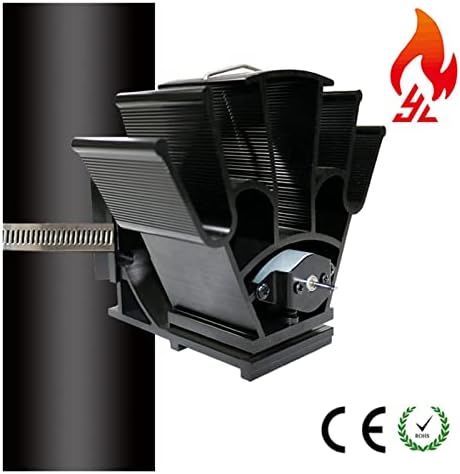Фен печка LYNLYN 5-Heat, Работи Безшумно, Екологични Вентилатор, Икономичен Горния вентилатор за Полицата за Дърва