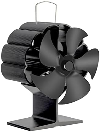 Вентилатор за печката Uongfi Mini 5 С топлинна захранването, Дърво Горелка, Екологични Тих Вентилатор, Вентилатор