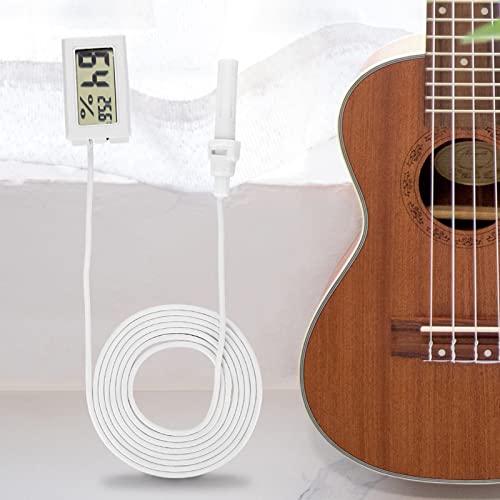 Мини Цифров Влагомер-Термометър, влага F с LCD Дисплей, Практичен Влага, за да се Грижи за Акустична китара и Цигулка