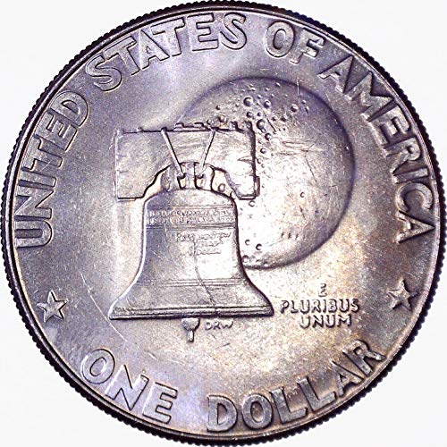 1976 Долар Айзенхауер Айк, 1 долар, Блестящи, Без да се прибягва
