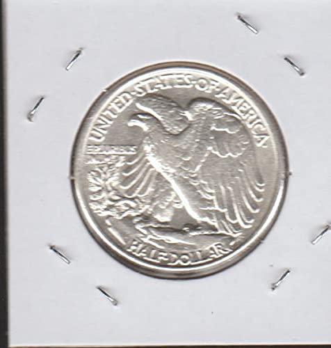 1942 Liberty Walking (1916-1947) (90% сребро) Избор на полдоллара Без лечение