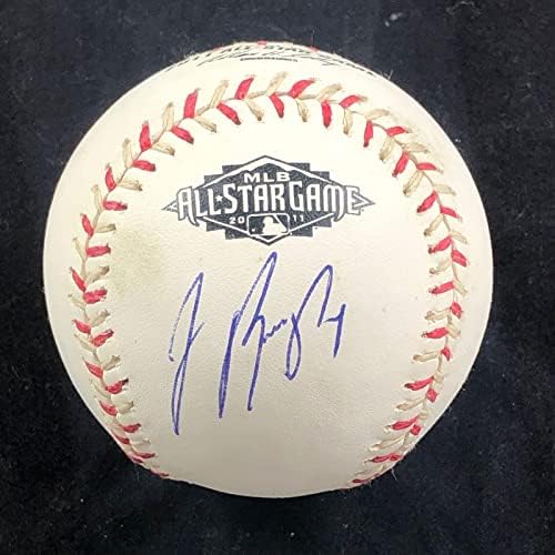 Хосе Рейес подписа договор с PSA All Star Baseball 2011 / DNA Miami Марлини С автограф - Бейзболни топки с автографи