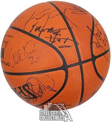 1998 Баскетбол NBA All Stars с автограф Сполдинга - JSA LOA - Баскетболни топки с автограф