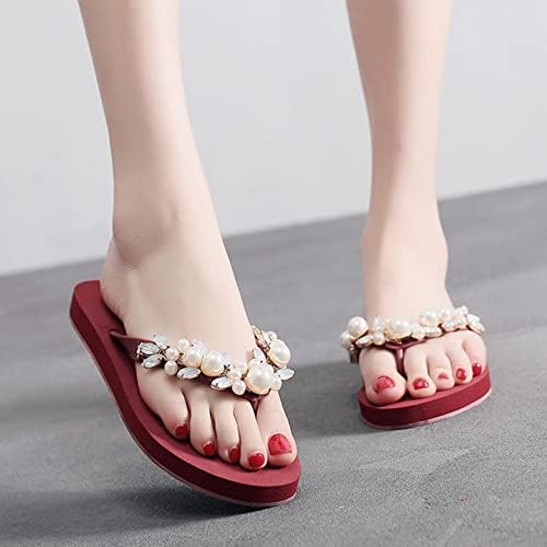 beiousalie/ Улични чехли за жени, Дишащи против хлъзгане Чехли на платформа, Римски Летни Плажни Сандали Голям Размер