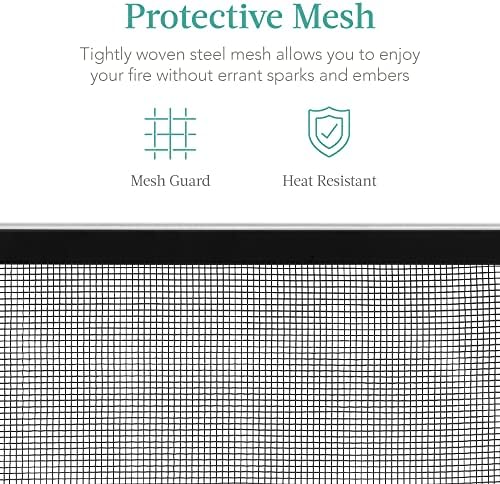 Най-добрия Избор на продукти 38x27 инча Однопанельный Камина, на екрана Ръчно изработени от стоманена Мрежа за защита